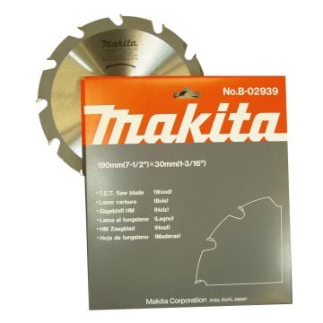 Makita Profesyonel Ahşap Daire Testere 190x30 mm 12 Diş (B-02939)