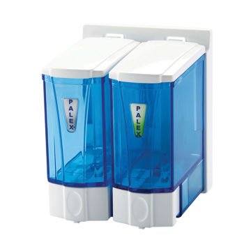 Palex Mini Sıvı Sabun Dispenseri İkili 250 CC Beyaz - 3564-0