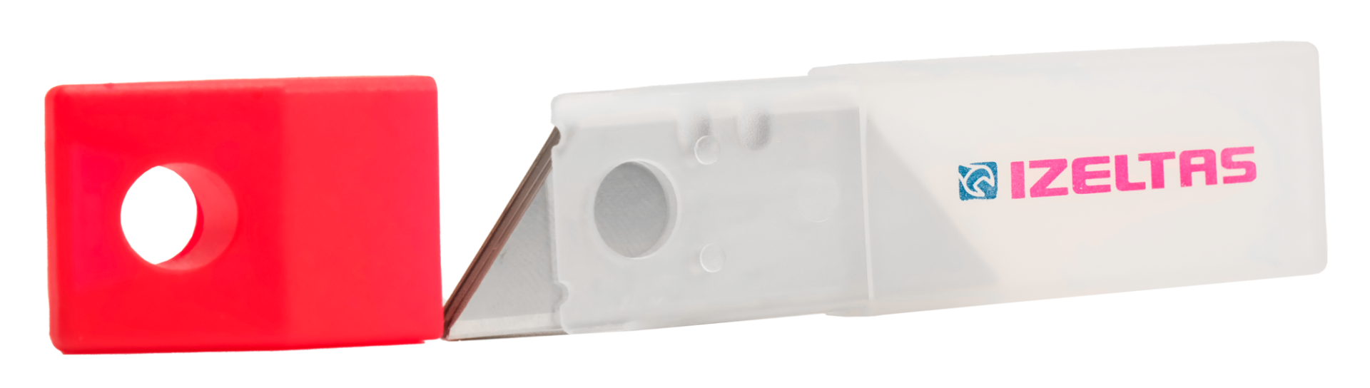 İzeltaş Pro Güvenlikli Trapez Maket Bıçağı Yedek Bıçak