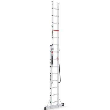 Çağsan İki Parçalı Çok Amaçlı Alüminyum Merdiven 2x8 Basamaklı - TSA5