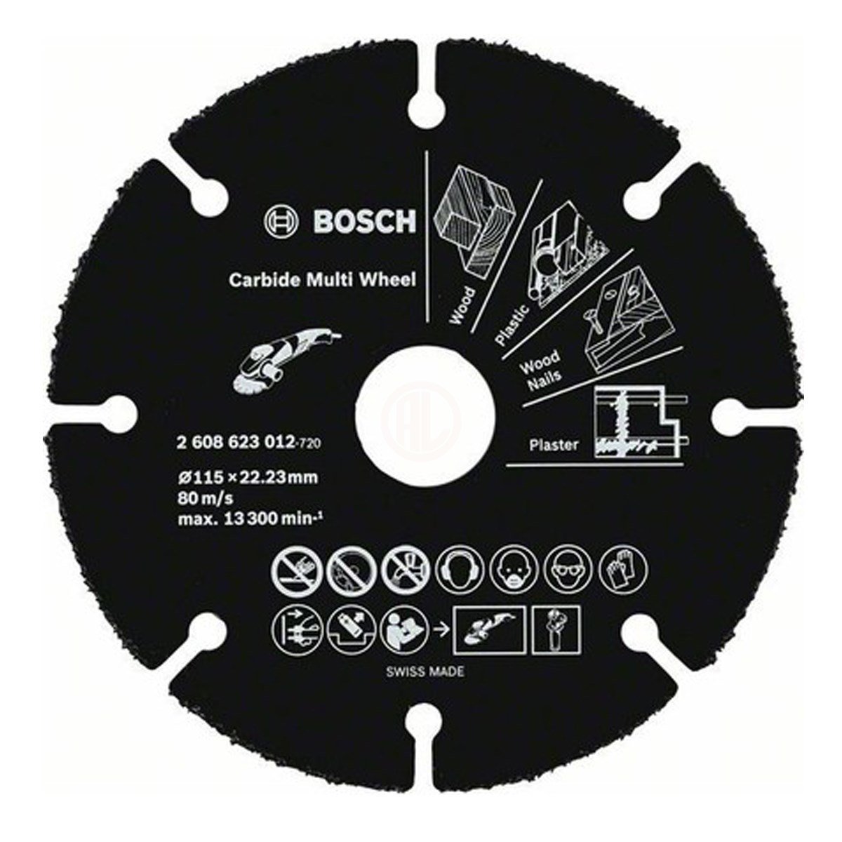 Bosch Çok Amaçlı Kesme Diski Carbide Multi Wheel 115x22,23 mm (10 Adet) - 06159975BU