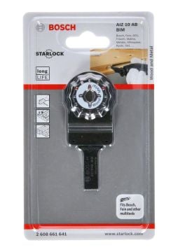 Bosch Starlock Testere Ucu Wood And Metal AIZ 10 AB 10 mm (1 Adet) - 2608661641