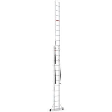 Çağsan İki Parçalı Çok Amaçlı Alüminyum Merdiven 2x12 Basamaklı - TSA7