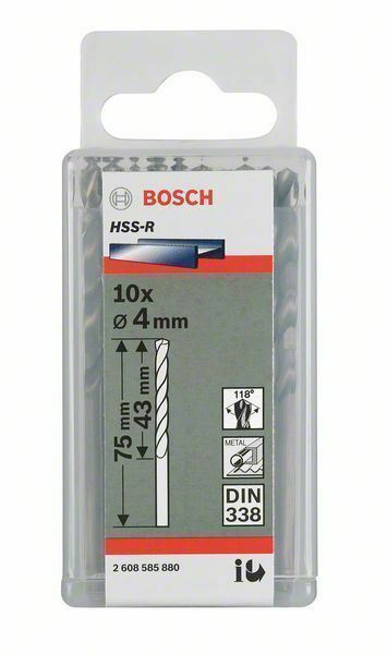 Bosch Hss-R Metal Matkap Uç 3X61 Mm 10 Lu Paket - 2607018408