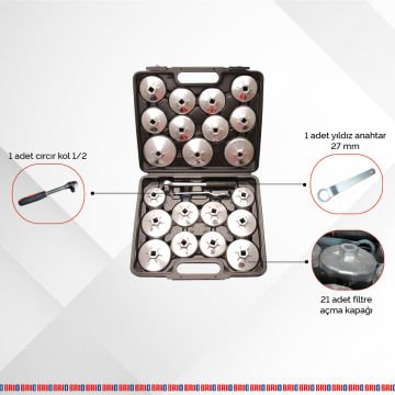 Brio Bgs Filtre Anahtar Seti 23 Parça