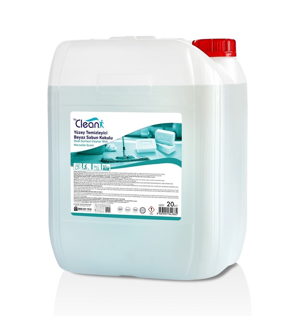 Rulopak By Clean Yüzey Temizleyici Beyaz Sabun Kokulu 20 Kg