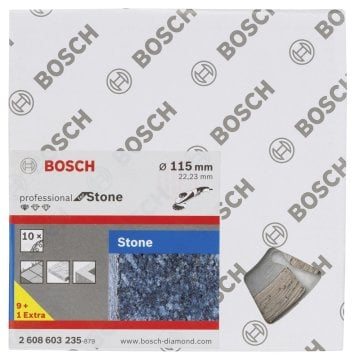 Bosch Elmas Kesme Diski Standard For Stone 115x22,23 mm (10 Adet) - 2608603235