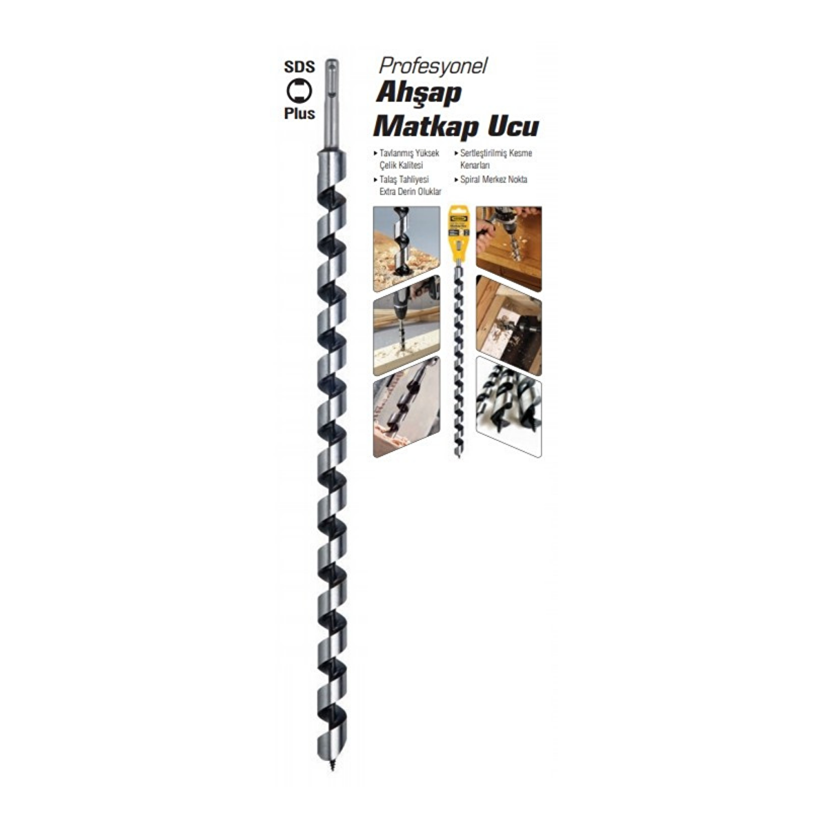 SGS 1448 Sds Plus Ahşap Matkap Ucu 24X250