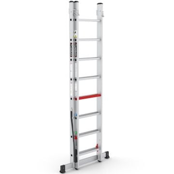 Çağsan Çok Amaçlı Alüminyum İskele Merdiven 2x8 Basamaklı - PL003