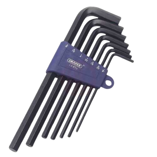 Draper 66446 Allen Anahtar Seti (7 Parça, İnç Ölçü Birimi)