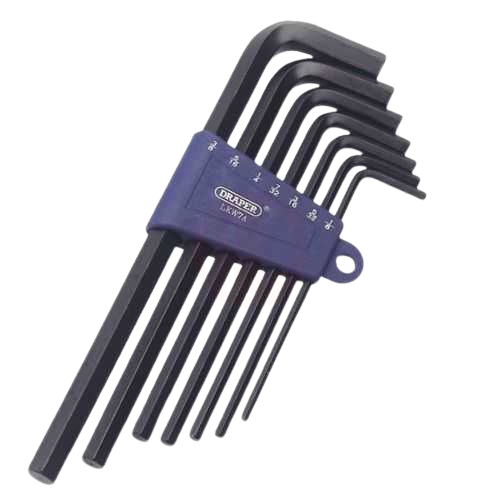 Draper 66446 Allen Anahtar Seti (7 Parça, İnç Ölçü Birimi)