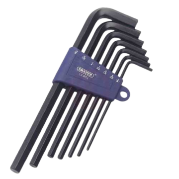 Draper 66446 Allen Anahtar Seti (7 Parça, İnç Ölçü Birimi)