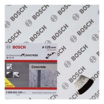 Bosch Elmas Kesme Diski Standard For Concrete 125x22,23 mm (10 Adet) - 2608603240