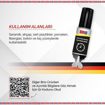 Brio Plastik Kaynak Yapıştırıcı 30 Gr