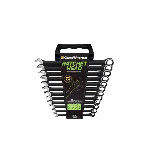 Gear Wrench 9412BE Kombine Cırcırlı Anahtar Seti, Metrik, 12 Parça