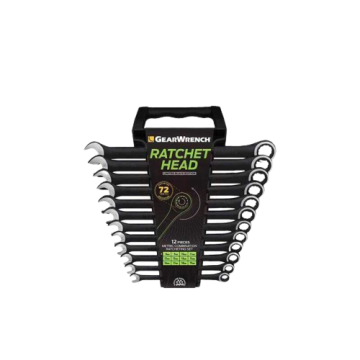 Gear Wrench 9412BE Kombine Cırcırlı Anahtar Seti, Metrik, 12 Parça