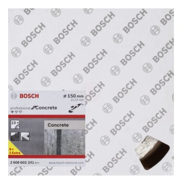 Bosch Elmas Kesme Diski Standard For Concrete 150x22,23 mm (10 Adet) - 2608603241