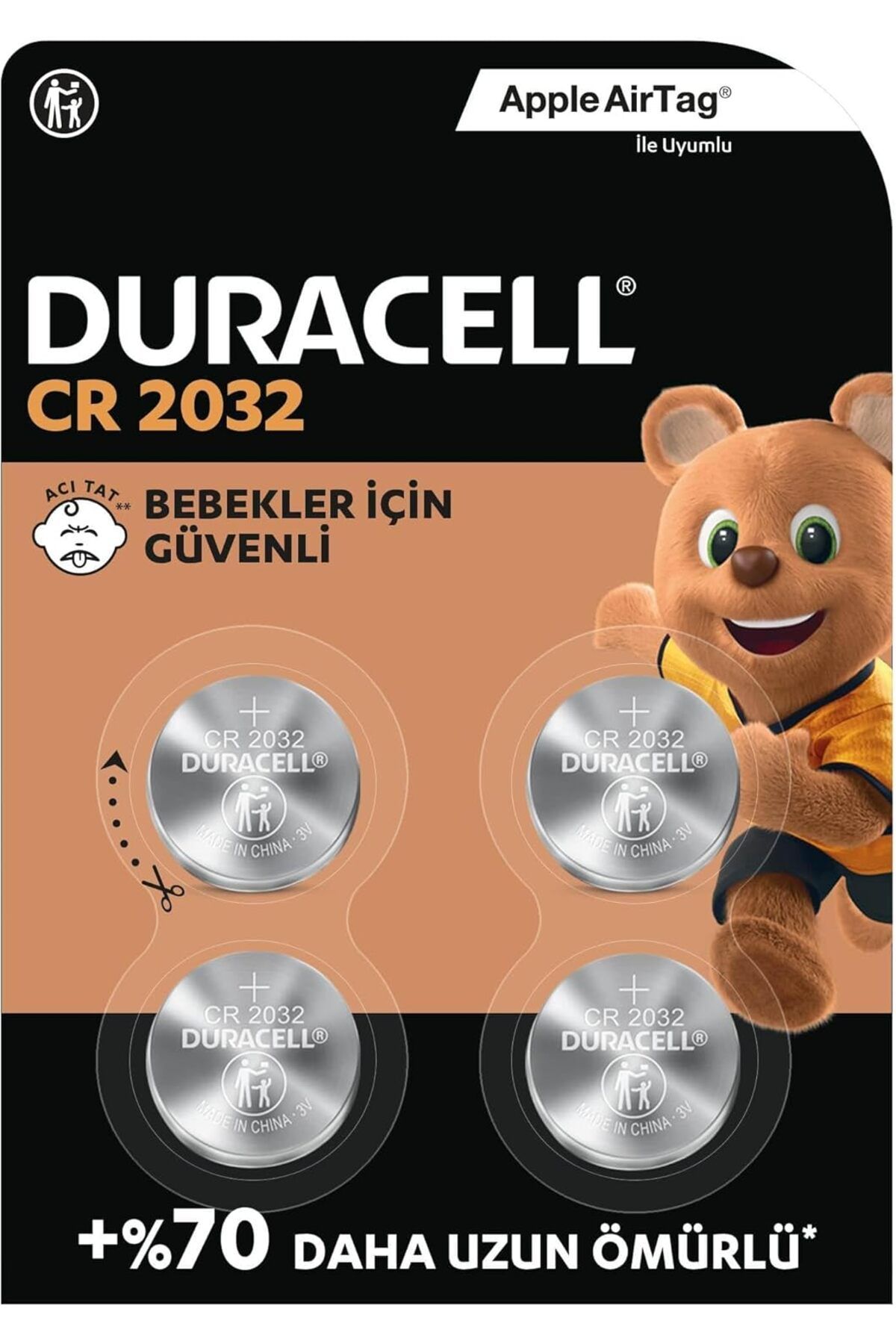 Duracell Özel Pil Cr2032 3V (1 Paket/4 Adet)