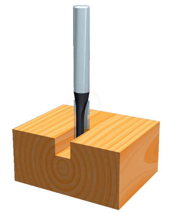 Makita Freze Ucu Düz Kanal Bıçağı 12x12x60 mm (D-07892)