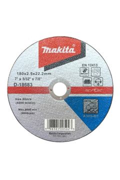 Makita Metal Kesme Taşı-Düz 180X2.5 Mm - MAAD-18683