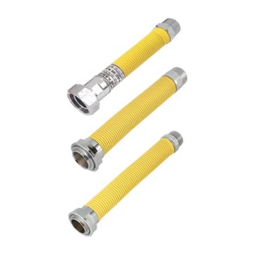 KAS Sayaç Bağlantı Flexi Makaronlu Paslanmaz 1 İnç 23 Cm