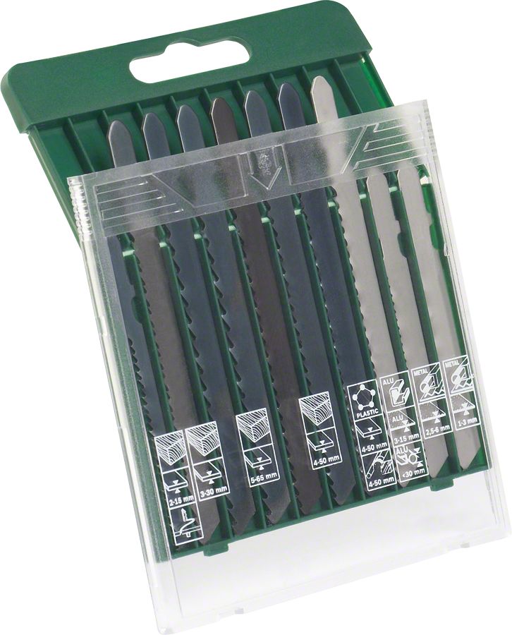 Bosch Dekupaj Testere Bıçağı Set (10 Parça) - 2607019461
