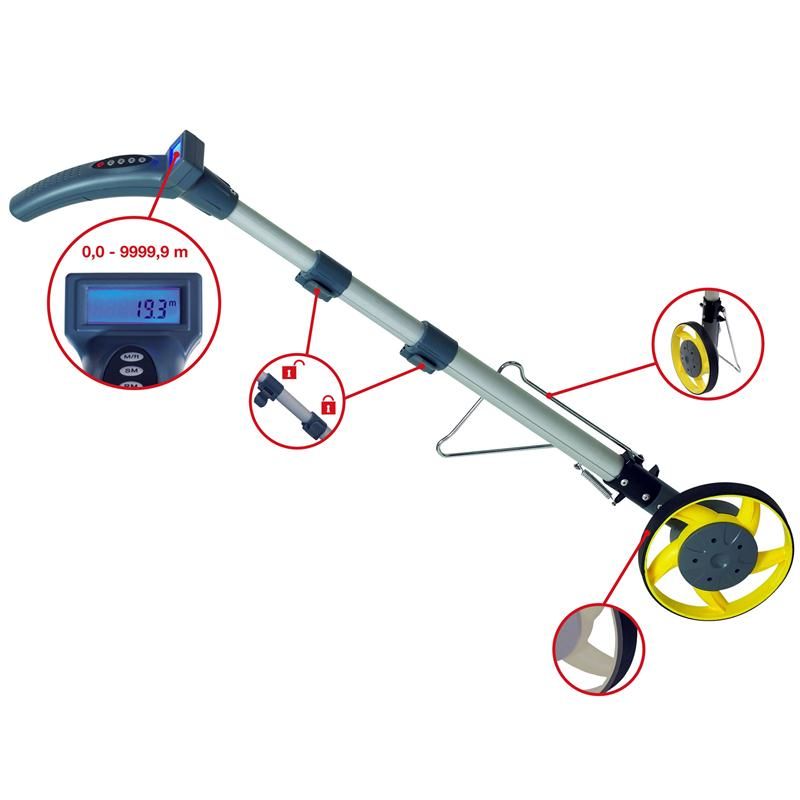 BTS Yol Metresi LCD Ekranlı Dijital Tur Metresi 159,15 mm