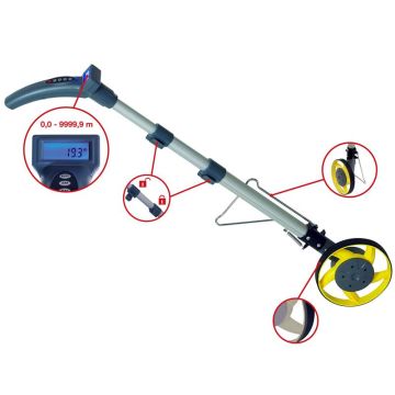 BTS Yol Metresi LCD Ekranlı Dijital Tur Metresi 159,15 mm