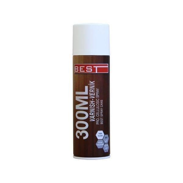 Best Selülozik Vernik BV 300 Sprey (252) 300 ml Renksiz Parlak