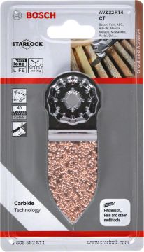 Bosch Starlock Testere Ucu GroutAbraSive AVZ 32 RT4 32 mm (1 Adet) - 2608662611