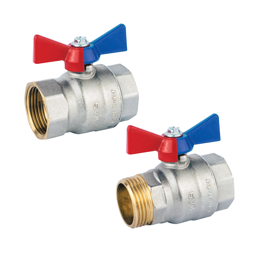 KAS Kelebek Kol Su Vanası Küresel PN40 - 1 İnç