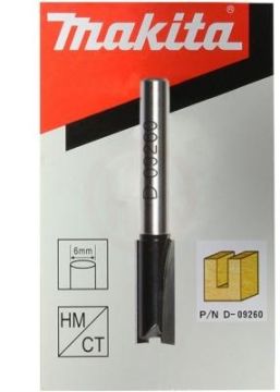 Makita Freze Ucu Düz Kanal Bıçağı 6x8x50 mm (D-09260)