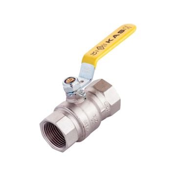 KAS Doğalgaz Vanası Tam Geçişli Kilitli 3/4 İnç