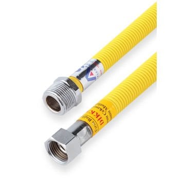 KAS Kombi Gaz Makaronlu Flex 3/4 İnç - 1/2 İnç 120 Cm