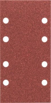 Bosch Titreşimli Zımpara Kağıdı 8 Delik 93x185 mm 80 Kum (10 Adet) - 2609256A82
