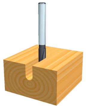 Makita Freze Ucu U Kanal Bıçağı 6x6x50 mm (D-09329)