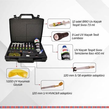Brio Klima Uv Kaçak Tespit Kiti 12V