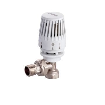 KAS Termostatik Vana Köşe 1/2 İnç (Jaklı Volan)