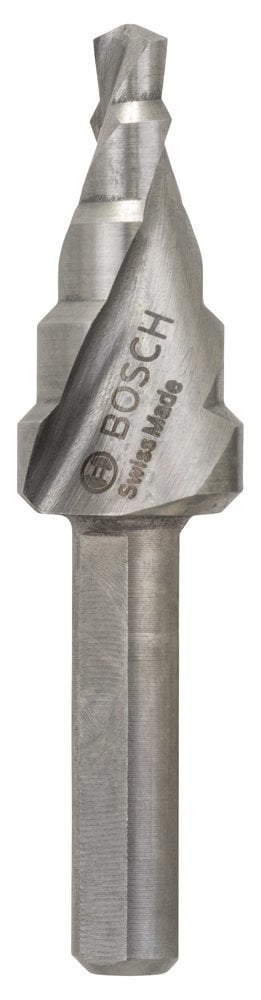 Bosch Spiral Kanallı HSS 5 Kademeli Matkap Ucu Üç Yüzeyli Şaft Ø4-12 mm - 2608597518