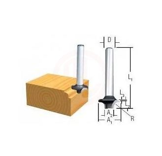 Makita Freze Ucu Köşe Yuvarlama Bıçağı 6x25x48 mm (D-09363)