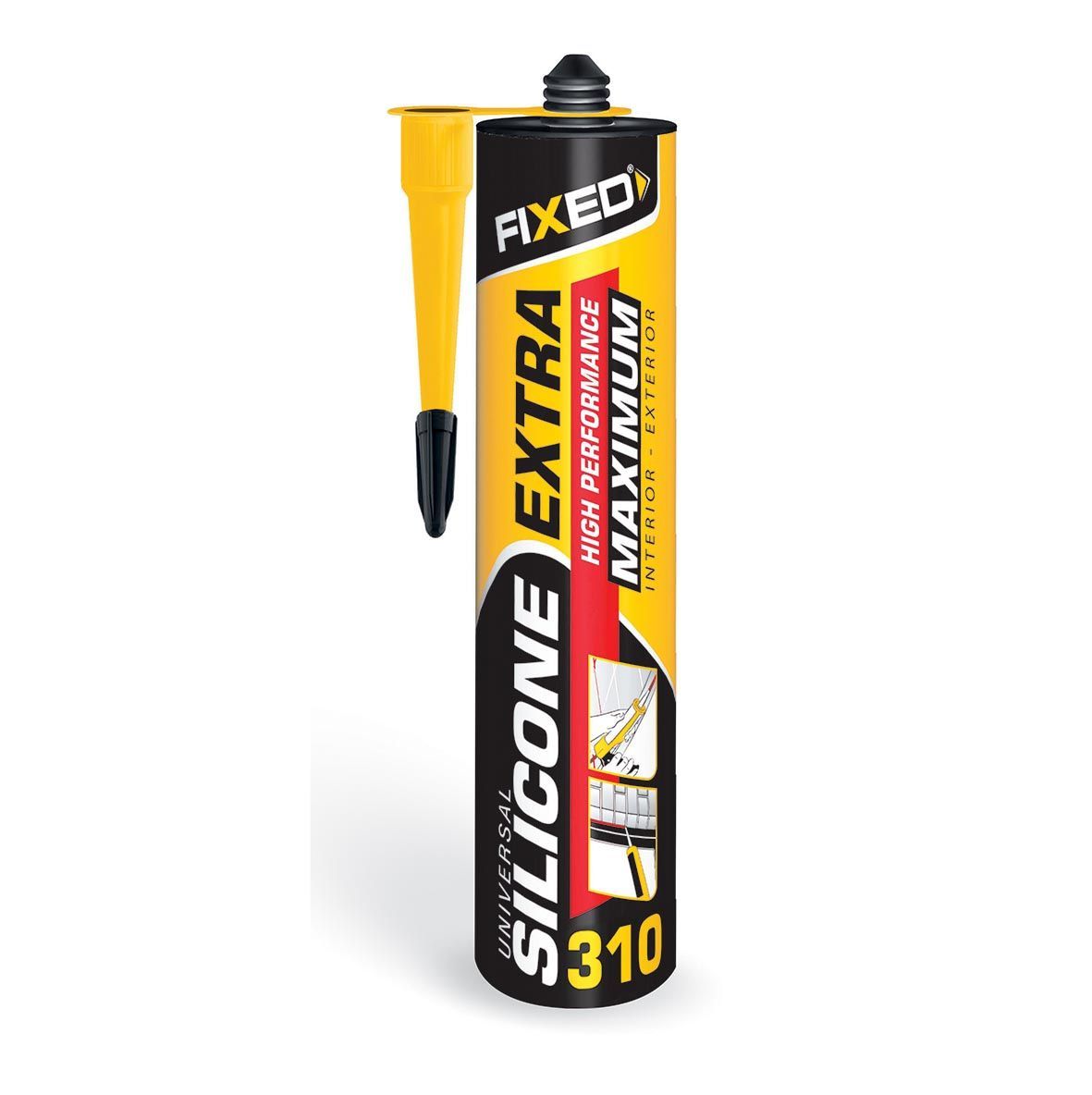 Fixed F310B Genel Amaçlı Silikon 310Gr Beyaz