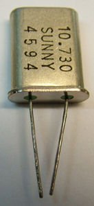 Schukat Krıstal, 10,73 Mhz Hc-18/U