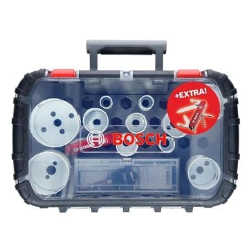 Bosch Delik Açma Panç Seti 14 Parça + Çakı - 061599760L