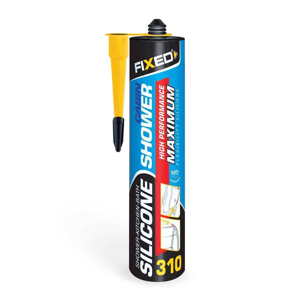 Fixed F310DB Duşakabin Silikonu Beyaz 310Gr