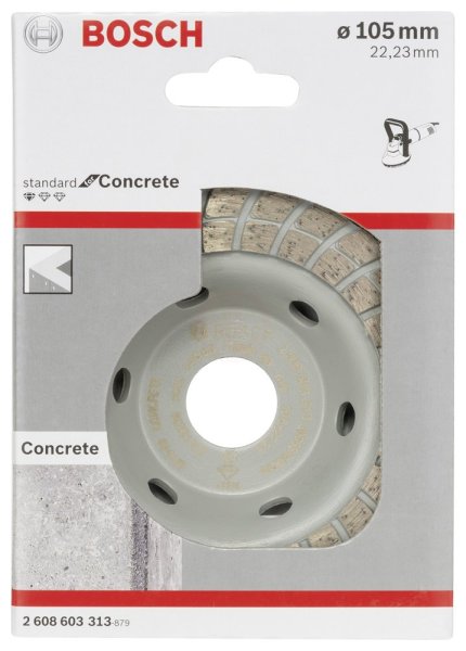 Bosch Kalın Beton Tabaka İçin Turbo Elmas Çanak Disk 105 Mm - 2608603313