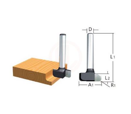 Makita Freze Ucu Kordon Bıçağı 6x25x48 mm (D-09416)