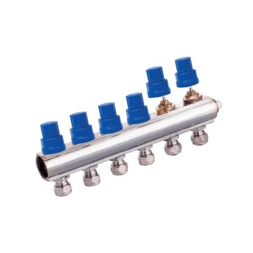 KAS Kollektör Termostatik Salmastralı 1 İnç (13 Delikli)