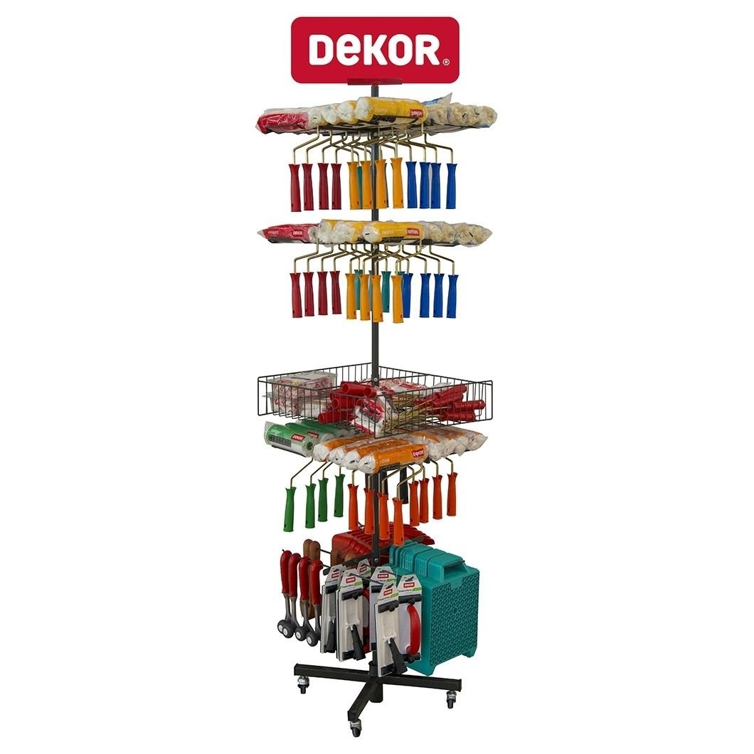 Dekor Rulo 9124 Nokta Stant (132 Parça) 220x60x60 Cm