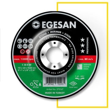 Egesan Kesme Diski Pro Mermer 230x3,0x22,23 mm (C 30 R BF) (8697442721666)