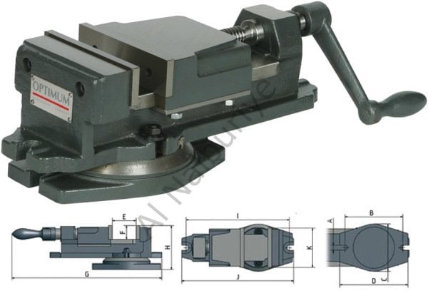 Optimum FMS 125 HASSAS MAKİNE MENGENESİ - QUANFMS125
